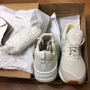 new balance 574 sport moonbeam with white